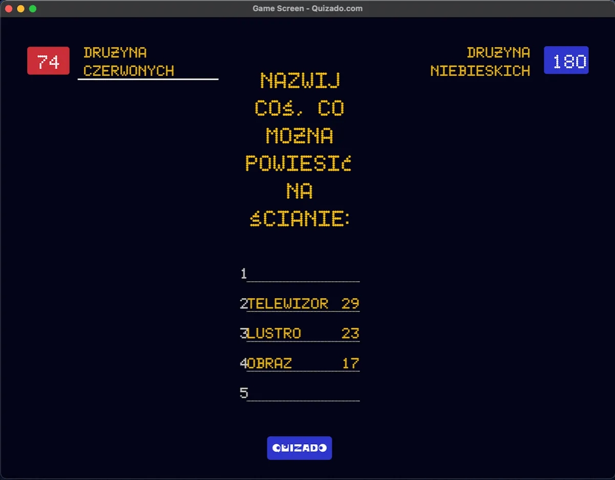 Pytania do Familiady - Najlepsze pytania z programu Familiada