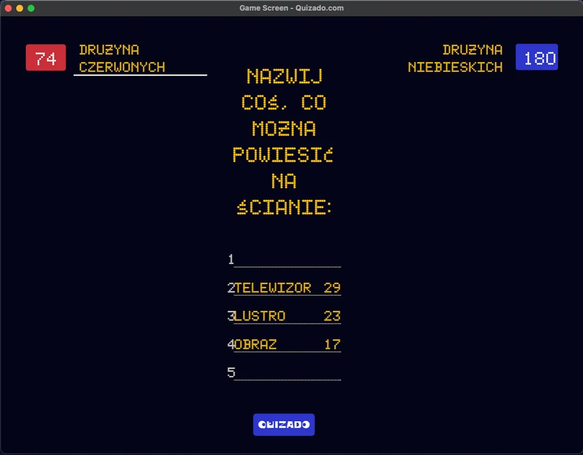 Pytania do Familiady - Najlepsze pytania z programu Familiada
